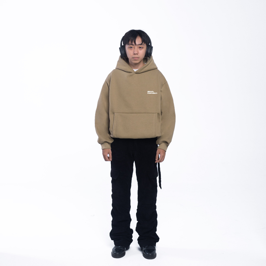 ÁO KHOÁC HODDIE BASIC UNISEX "LEFT LOGO" NHIỀU MÀU FORM BOXY | ALEKSTUDIO