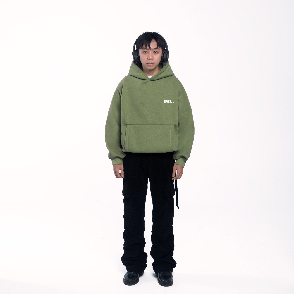 ÁO KHOÁC HODDIE BASIC UNISEX "LEFT LOGO" NHIỀU MÀU FORM BOXY | ALEKSTUDIO