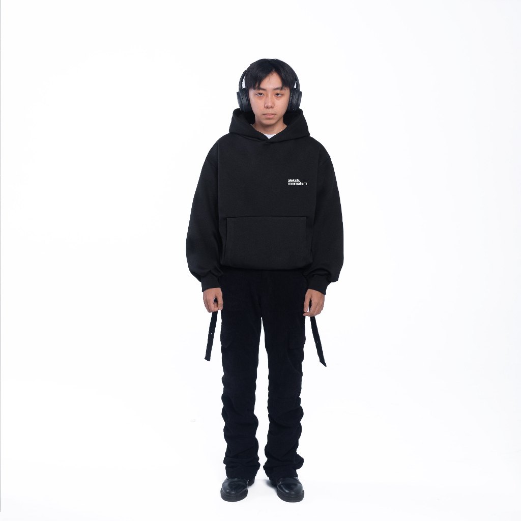 ÁO KHOÁC HODDIE BASIC UNISEX "LEFT LOGO" NHIỀU MÀU FORM BOXY | ALEKSTUDIO
