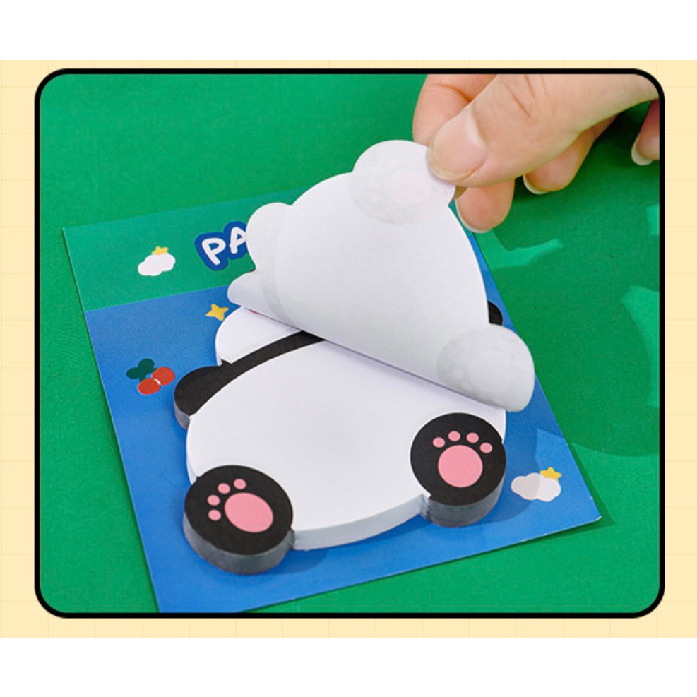 Giấy Note ghi chú - Giúp ghi nhớ công việc Hình gấu Panda dễ thương