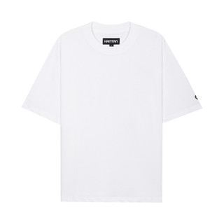 Áo thun trắng trơn BOXY basic unisex tay ngắn cổ tròn