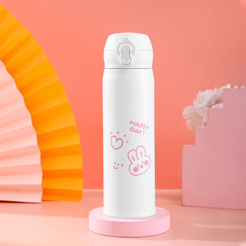 Bình Giữ Nhiệt VieCup - Ly Giữ Nhiệt Hình Gấu Inox 304 - Khắc Tên Theo Yêu Cầu Và Quà Tặng