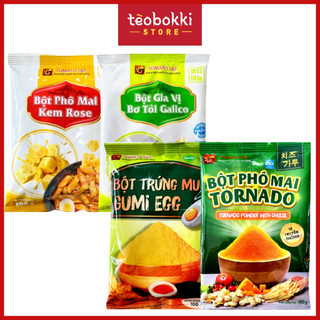 Bột gia vị lắc Tomato T&P 100g (bột phô mai, bột trứng muối, bột xí muội, bột bơ tỏi)