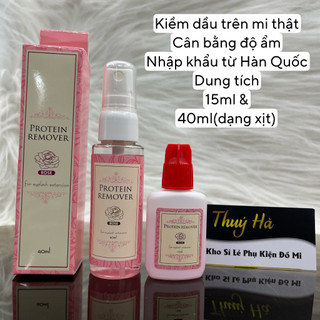 Protein dưỡng mi Hàn Quốc 15ml-40ml-giúp chân keo không giòn gãy_dưỡng ẩm-bền keo_dụng cụ miTHÚY HÀ