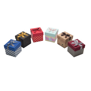 Hộp quà vuông phượng hoàng v015 - 8 x 8 x 8 cm