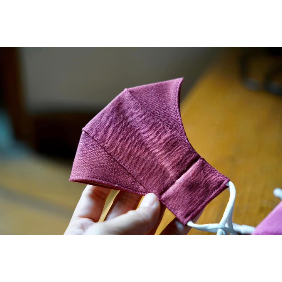 Khẩu trang em bé vải linen thoáng khí