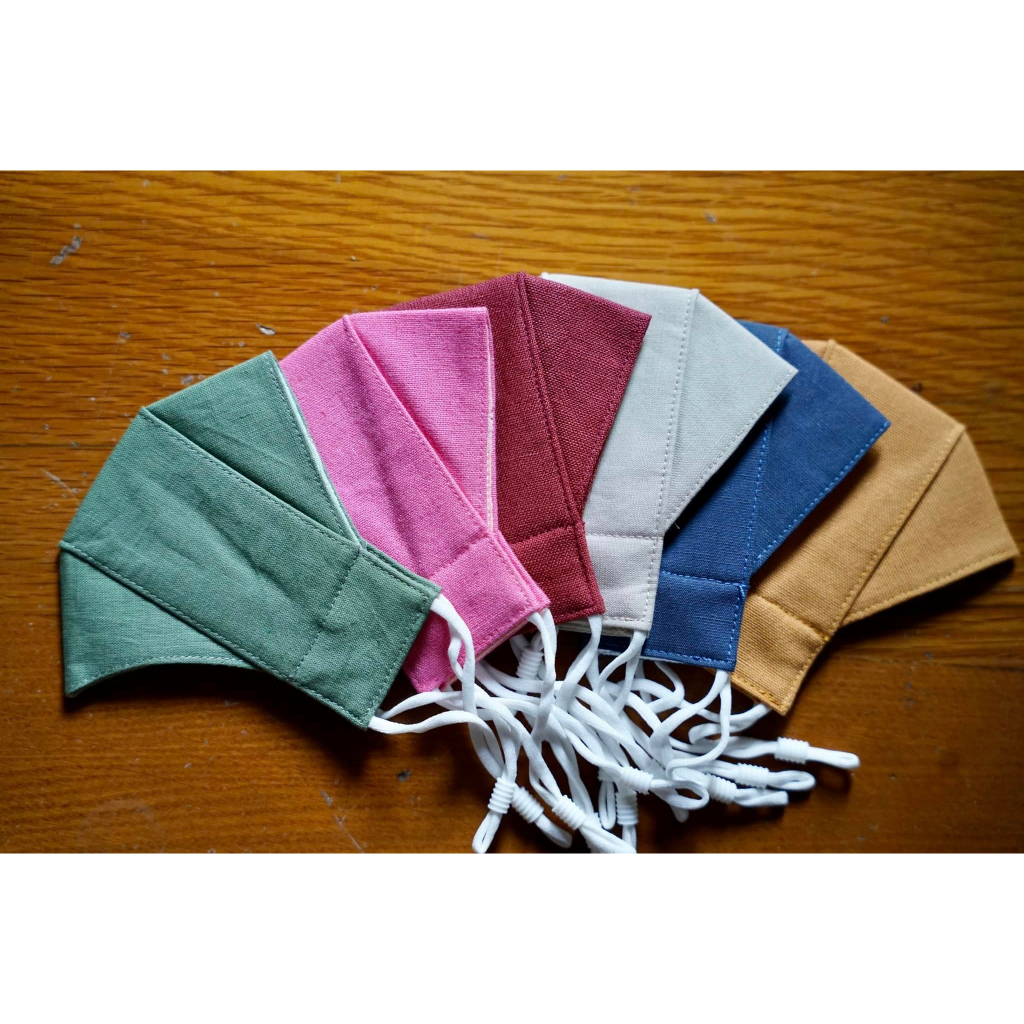 Khẩu trang em bé vải linen thoáng khí