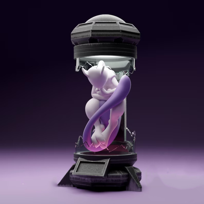 Cryo Mewtwo figure - Mô hình Cryo Mewtwo Pokemon