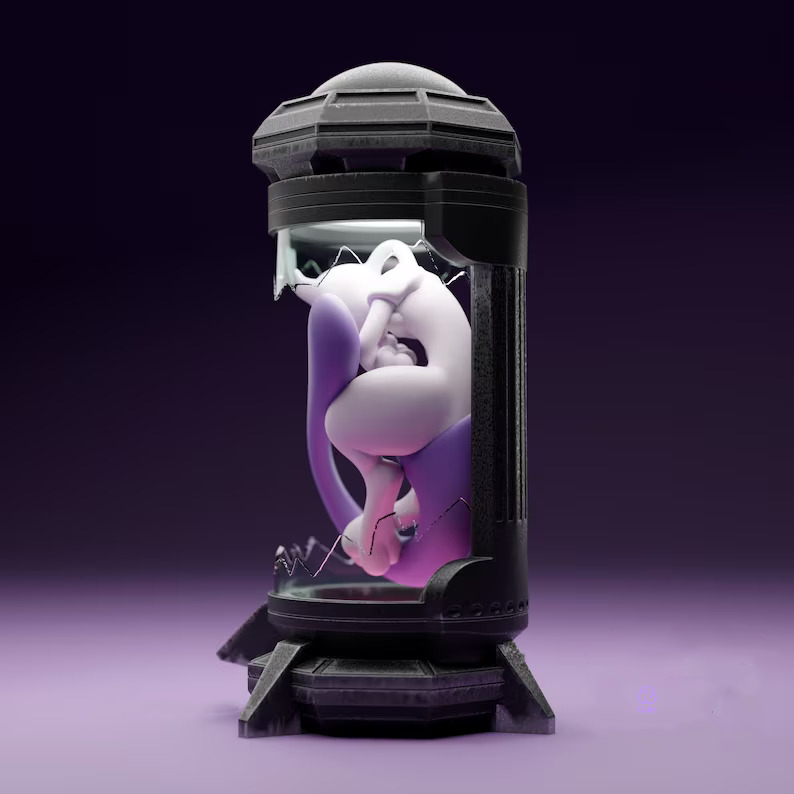 Cryo Mewtwo figure - Mô hình Cryo Mewtwo Pokemon