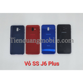 Vỏ samsung j6 plus/j6+/j610f 4 màu - xám xanh, đỏ, đen, xanh