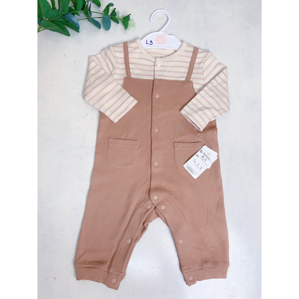 Jumpsuit Hàng Nhật Chất Liệu Thun Cotton Cho Bé Trai Bé Gái Từ 6 - 9 Kg