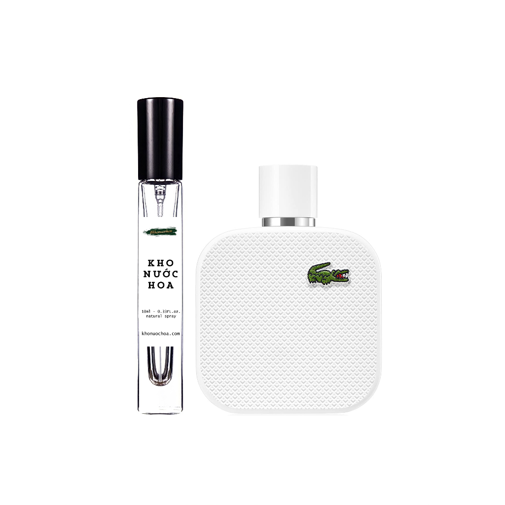 Nước hoa dùng thử EAU DE LACOSTE L.12.12 WHITE [10ML]
