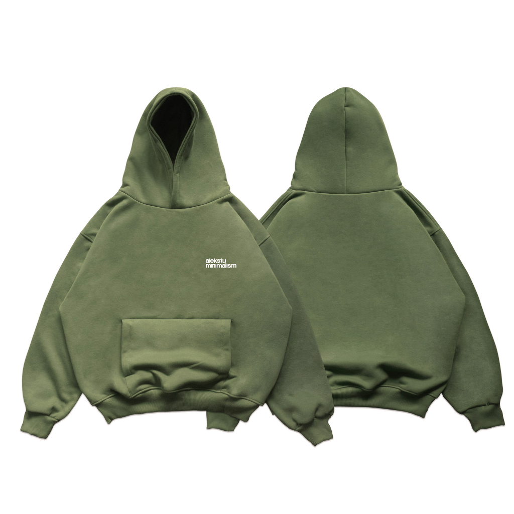 ÁO KHOÁC HODDIE BASIC UNISEX "LEFT LOGO" NHIỀU MÀU FORM BOXY | ALEKSTUDIO