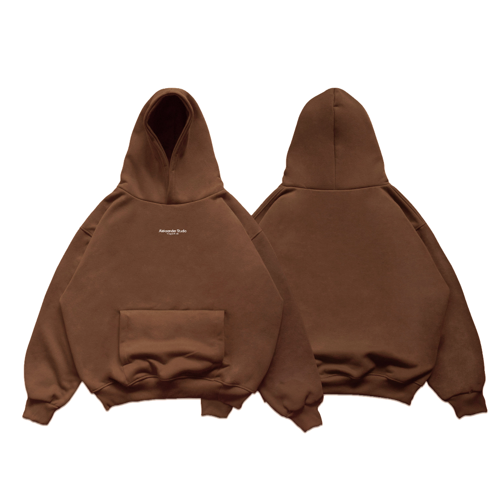 ÁO KHOÁC HODDIE BASIC UNISEX "SMALL" LOGO NHIỀU MÀU FORM BOXY | ALEKSTUDIO