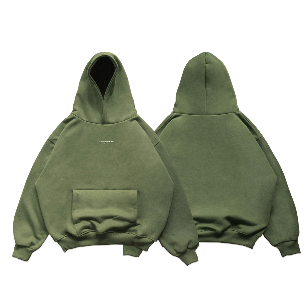 ÁO KHOÁC HODDIE BASIC UNISEX "SMALL" LOGO NHIỀU MÀU FORM BOXY | ALEKSTUDIO