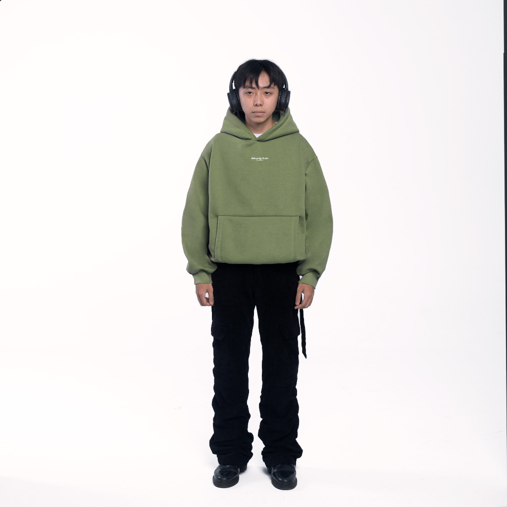 ÁO KHOÁC HODDIE BASIC UNISEX "SMALL" LOGO NHIỀU MÀU FORM BOXY | ALEKSTUDIO