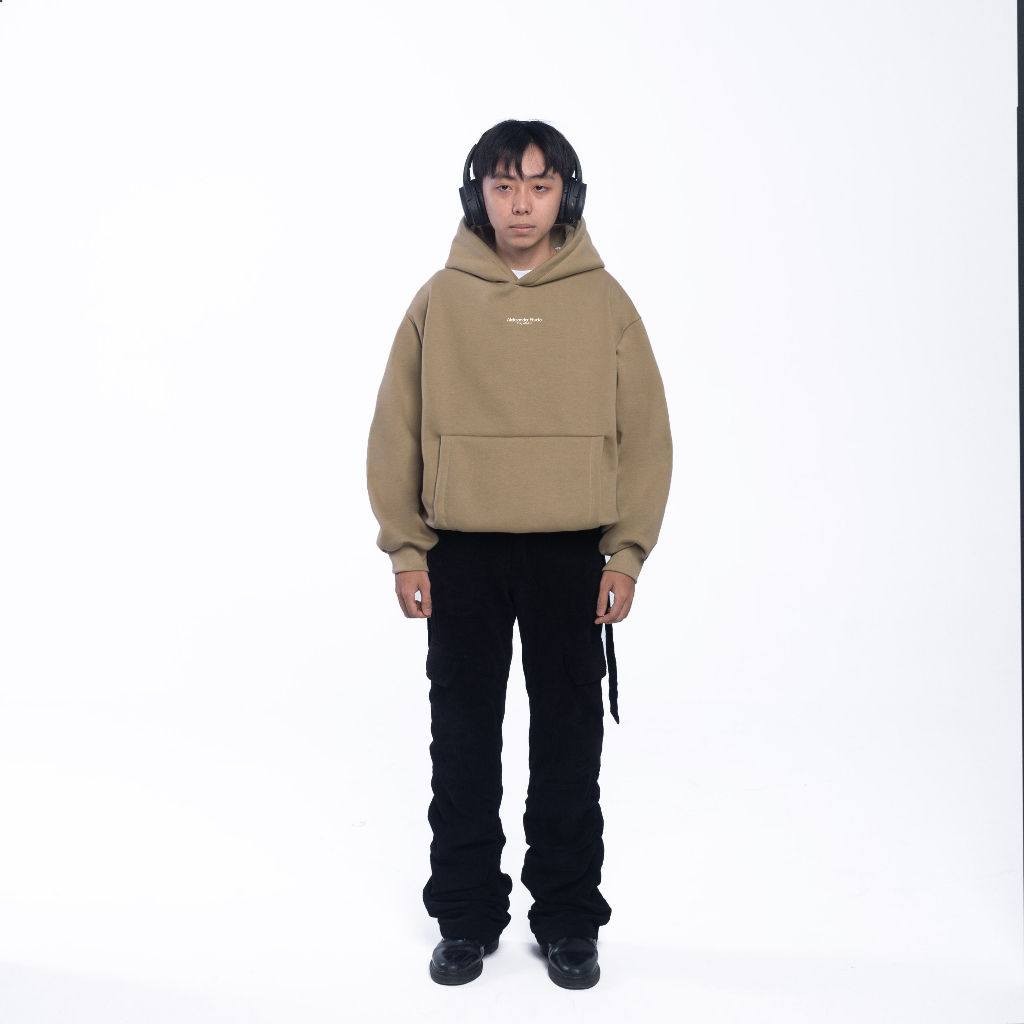 ÁO KHOÁC HODDIE BASIC UNISEX "SMALL" LOGO NHIỀU MÀU FORM BOXY | ALEKSTUDIO