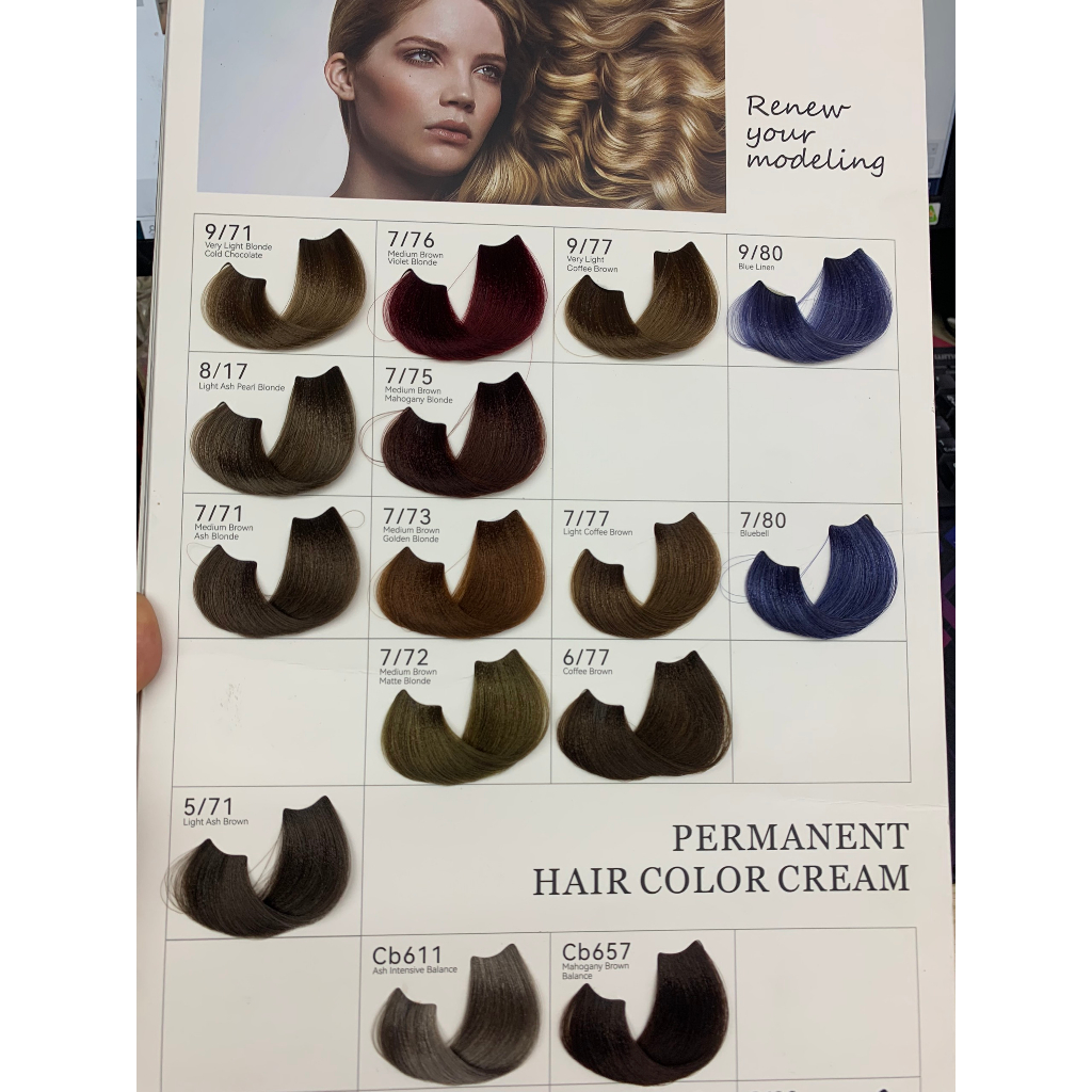 Màu nhuộm tóc Lavano collagen 100ml cho salon - không kèm oxy