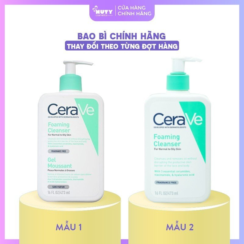 Sữa Rửa Mặt CeraVe Foaming Facial Cleanser