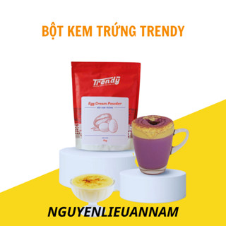 BỘT KEM TRỨNG TRENDY- nguyên liệu pha chế đồ uống chất lượng, làm kem trứng thơm ngon