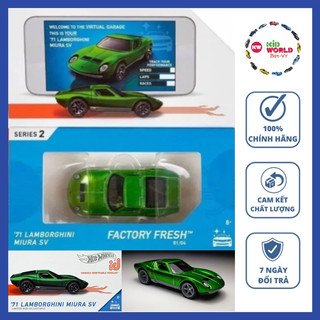 Xe mô hình Hot Wheels ID Series 2 2020 '71 Lamborghini Miura SV GML20.