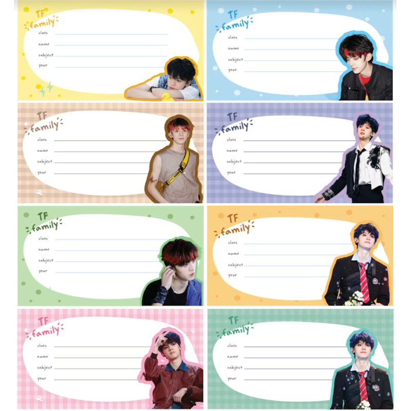 Nhãn vở Chu Chí Hâm Tả Hàng Trương Cực F3