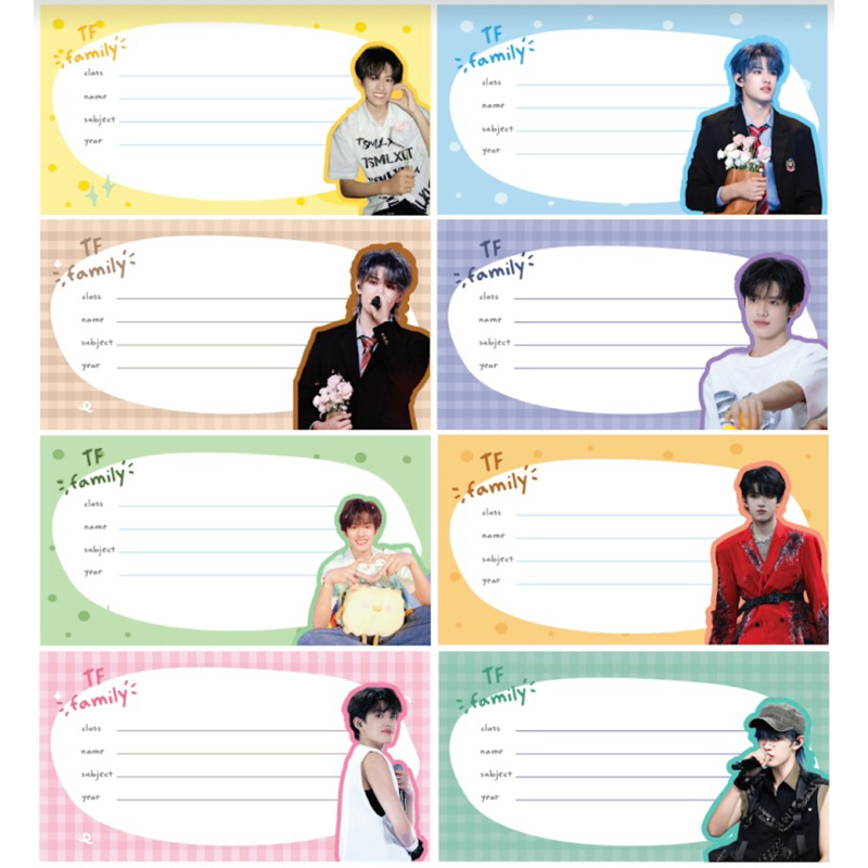 Nhãn vở Chu Chí Hâm Tả Hàng Trương Cực F3