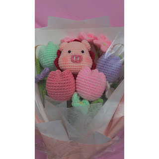 Hoa heo tulip handmade