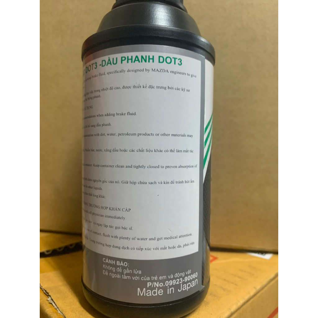 DẦU THẮNG DOT3 - NHÃN MAZDA