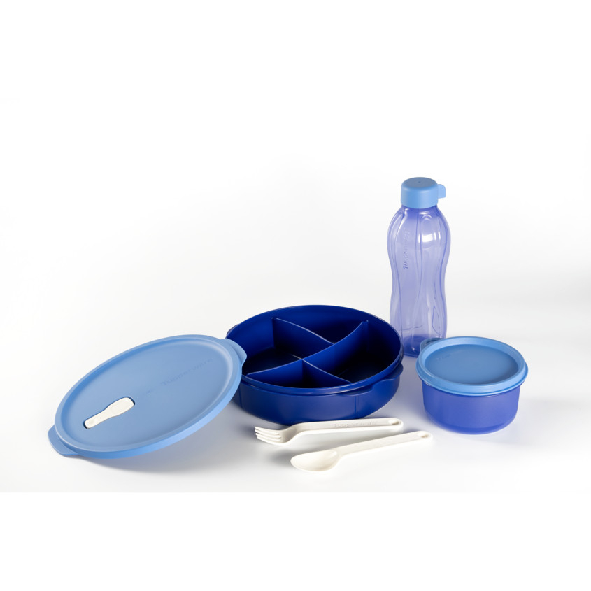 Bộ hộp cơm, Bình nước, túi xách Fit To Go Tupperware Nhựa Nguyên Sinh an toàn trong lò vi sóng