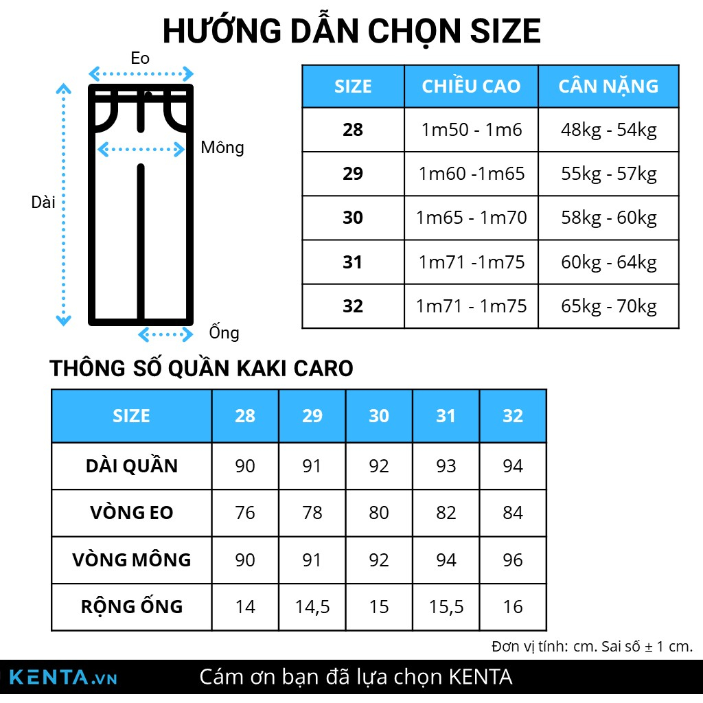 Quần kaki caro dài nam đen Kenta QKK0030