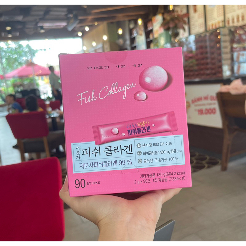 Hộp 90 Gói bột  Collagen Từ Cá DANONGWON 1980mg