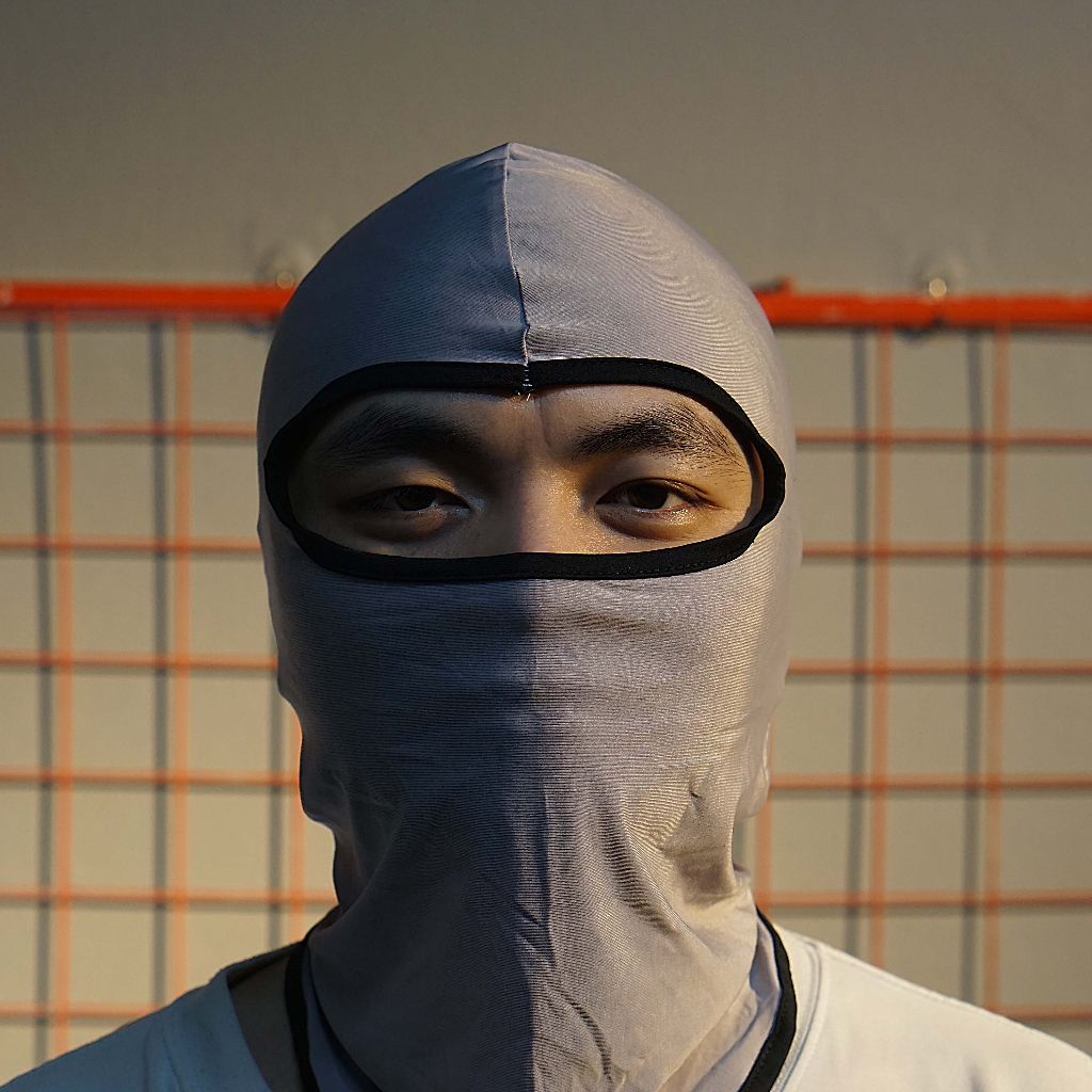 Khăn ninja trùm đầu PKX đen trơn freesize