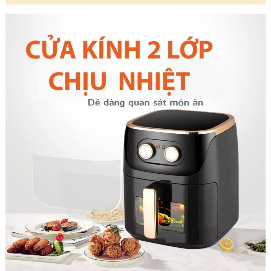 Nồi chiên không dầu dung tích 7 lít CAMEL Bảo hành 6 tháng