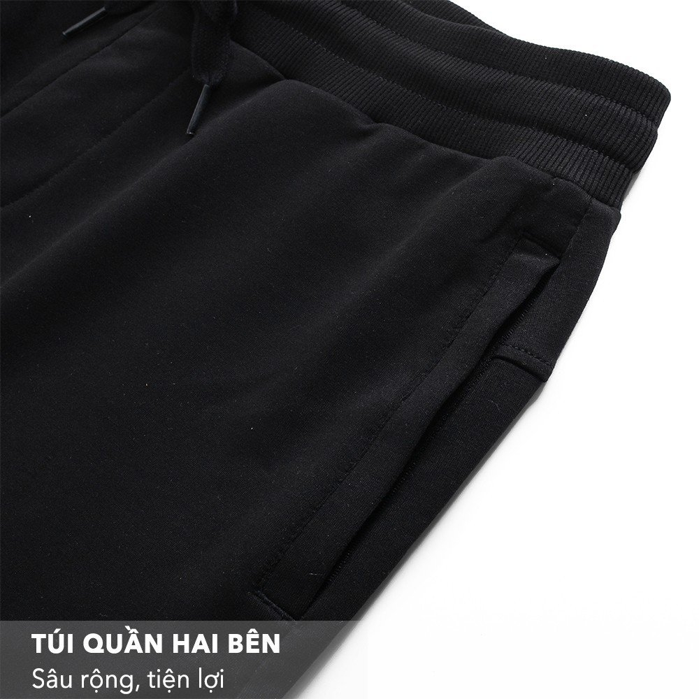 Bộ Thể Thao Nam Mùa Đông Lusso, Vải Cotton USA Xuất Khẩu Có Khoá Kéo BNF-007