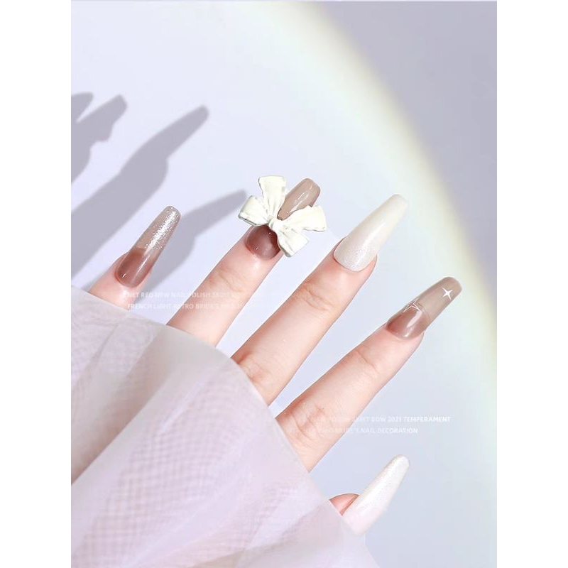 Charm nơ nail sz to-charm nơ gắn móng 4 màu hót