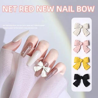 Charm nơ nail sz to-charm nơ gắn móng 4 màu hót