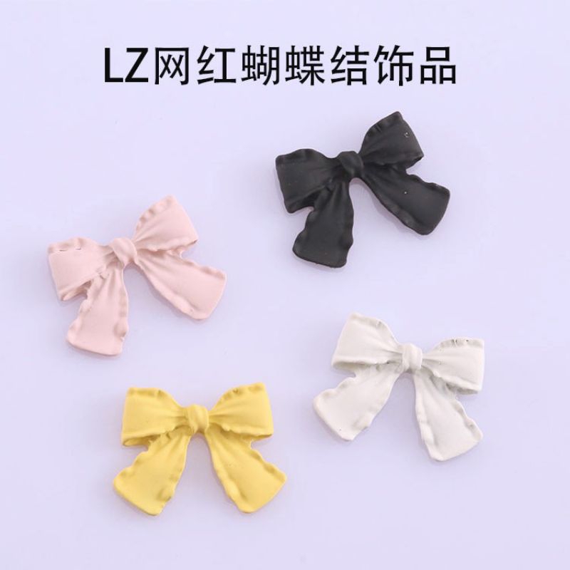 Charm nơ nail sz to-charm nơ gắn móng 4 màu hót