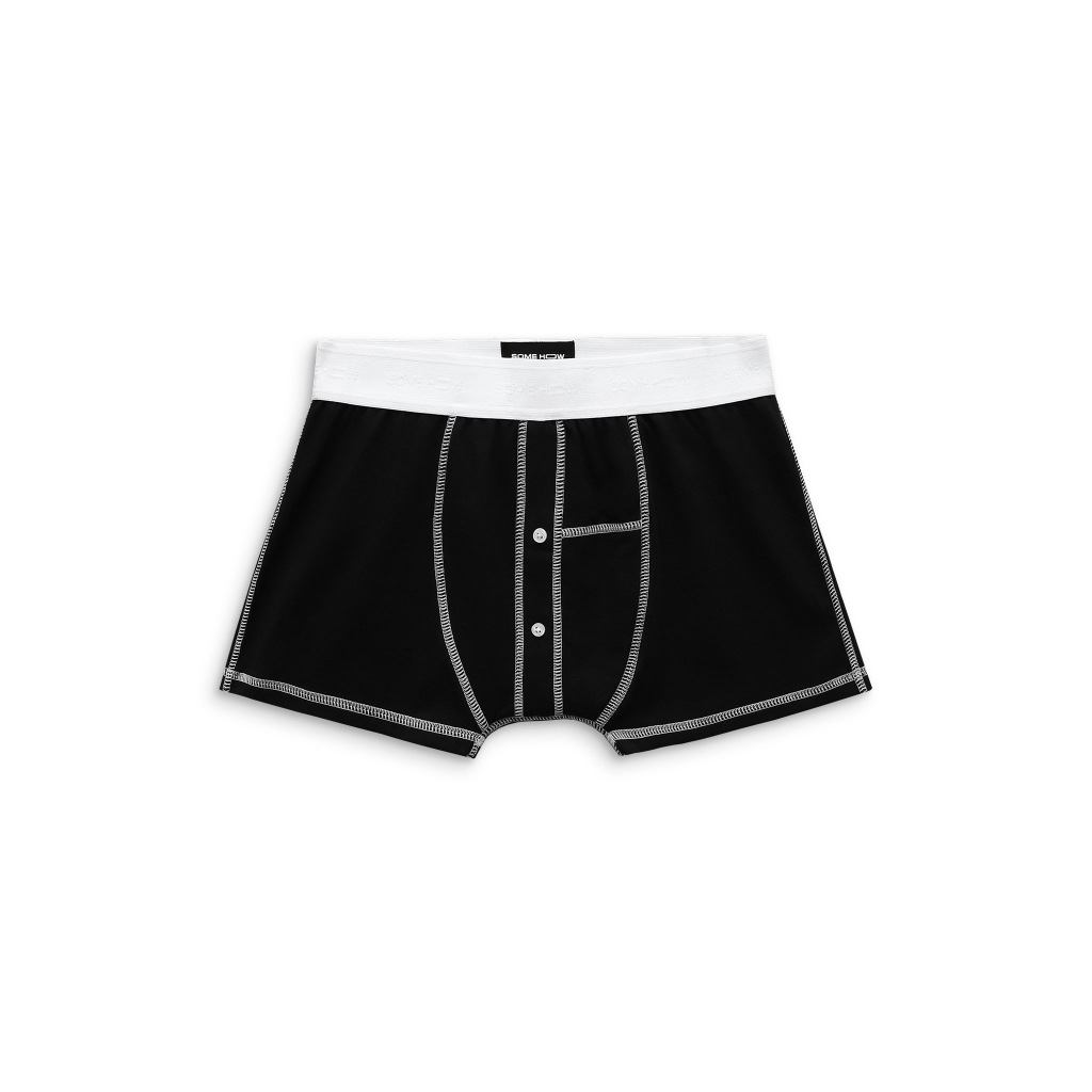 Boxer Nam Secret Pock Buttons, Chất Vải Cotton 4 Chiều Thoải Mái, BX0002, SOMEHOW