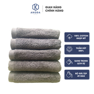Khăn 40x80cm Trọng lượng 200gr 100% Cotton Cao Cấp Sợi chải kỹ  Anoda màu Brown