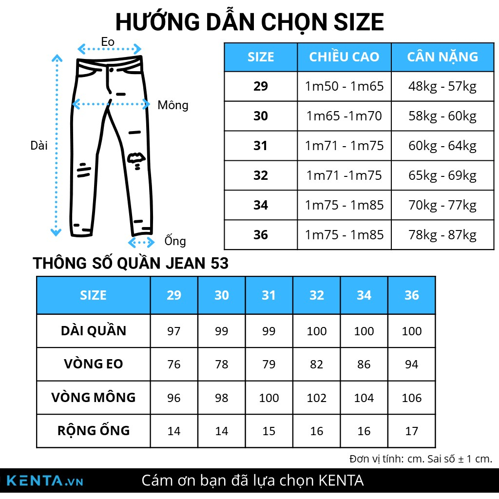 Quần Jean nam Kenta đen slimfit cơ bản QJD0053