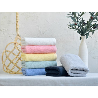 Khăn tắm xuất hàn set 5 cái khăn 40x80cm 100% cotton cao cấp anoda 30s trọng lượng 150g