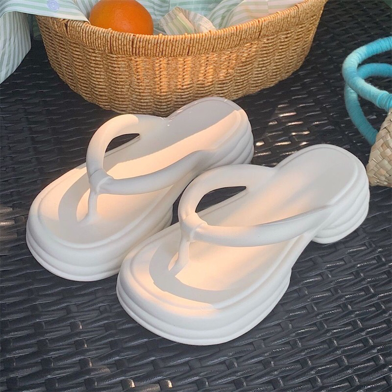 Dép xỏ ngón nữ đế cao 4cm siêu xinh