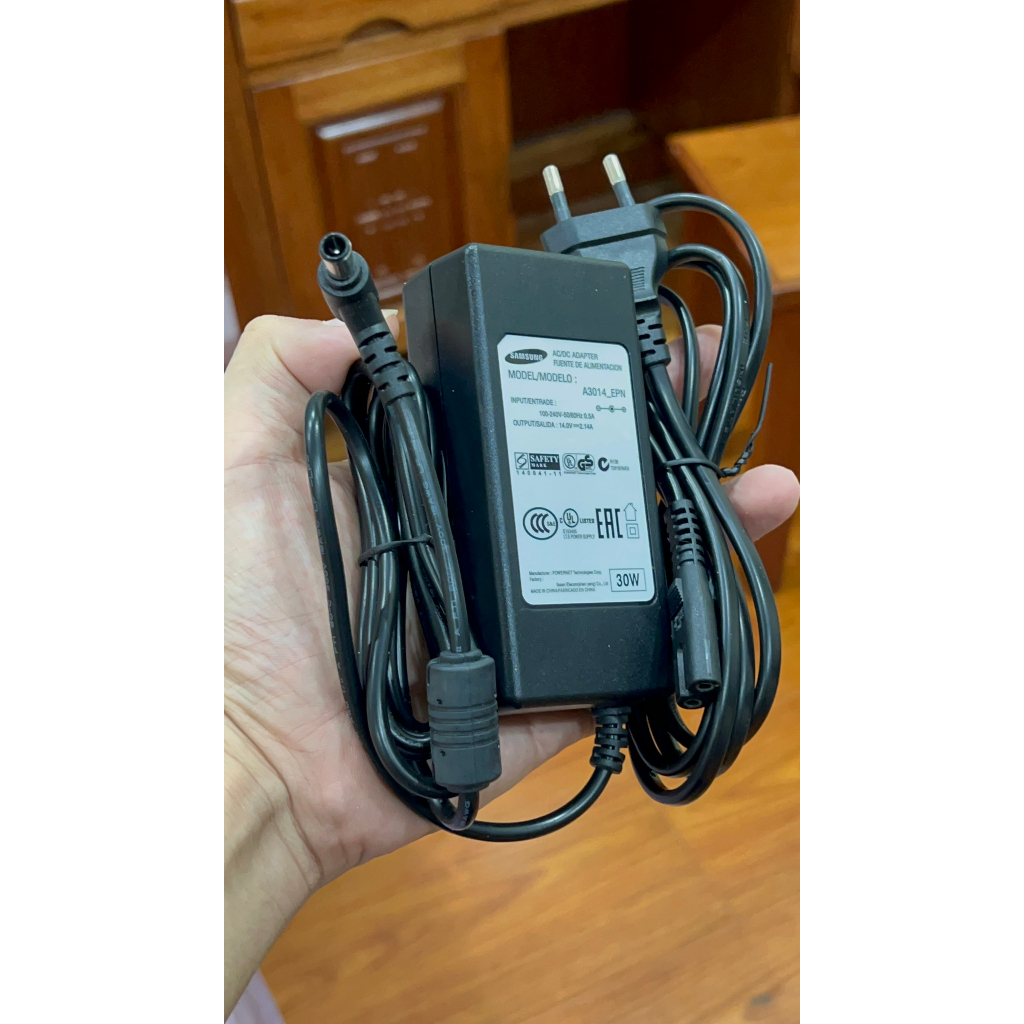 BÁN Adapter nguồn màn hình samsung 14V 2.14A chính hãng