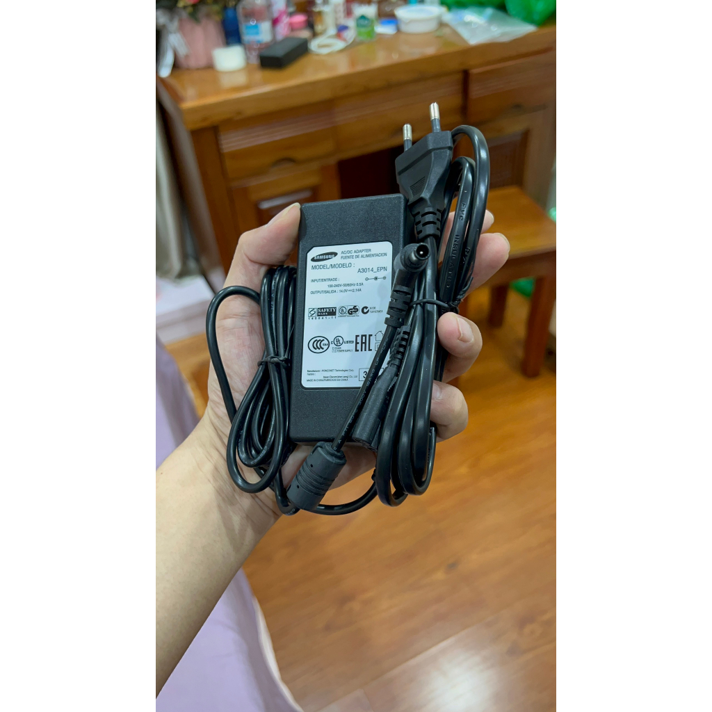 BÁN Adapter nguồn màn hình samsung 14V 2.14A chính hãng