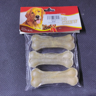 XƯƠNG DA BÒ 3 CHIẾC 8CM DÀNH CHO CHÓ
