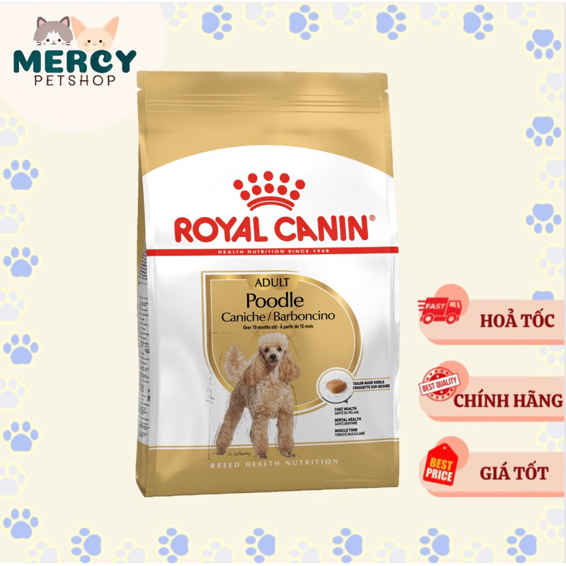 500g-1.5kg - Hạt Poodle Adult Royal Canin dành cho giống chó nhỏ Poodle trưởng thành trên 12 tháng tuổi