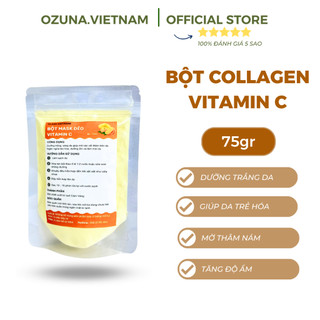 Mặt nạ dẻo collagen vitamin C spa 75gr giúp sáng da dưỡng ẩm Ozuna