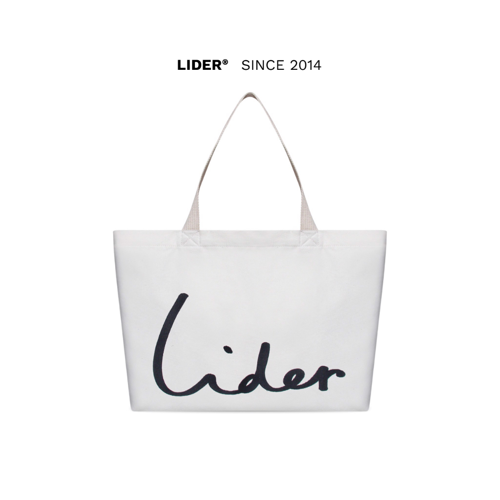 TÚI VẢI CANVAS OVERSIZED LIDERISM TOTE BAG