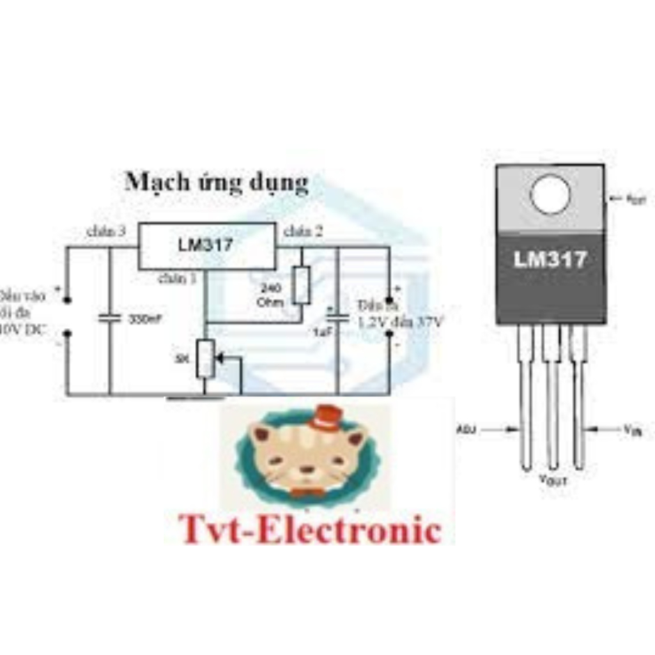 IC ổn định điện áp dương LM317